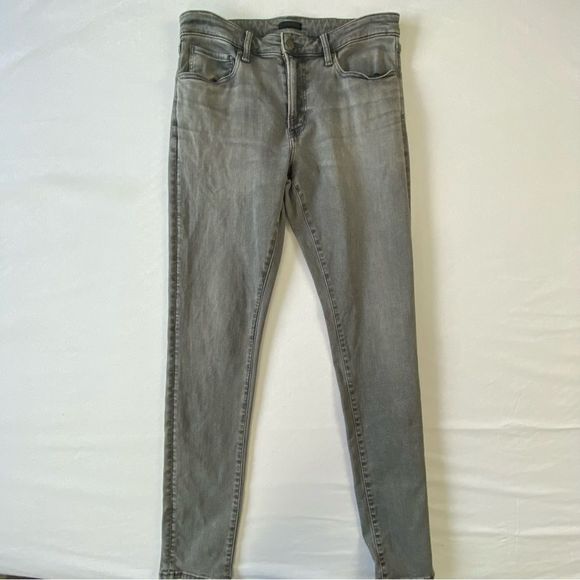 Uniqlo grey wash slim jeans - Picture 1 of 13